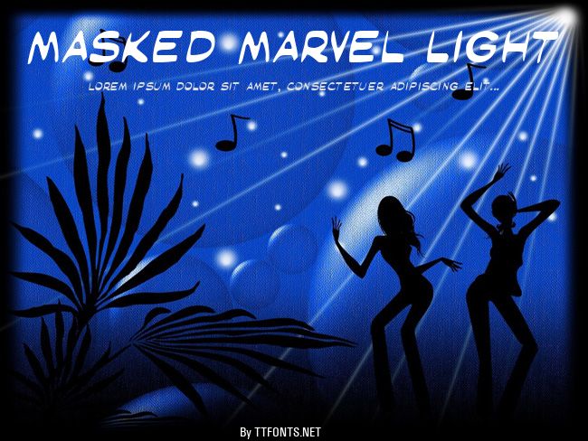 Masked Marvel Light example